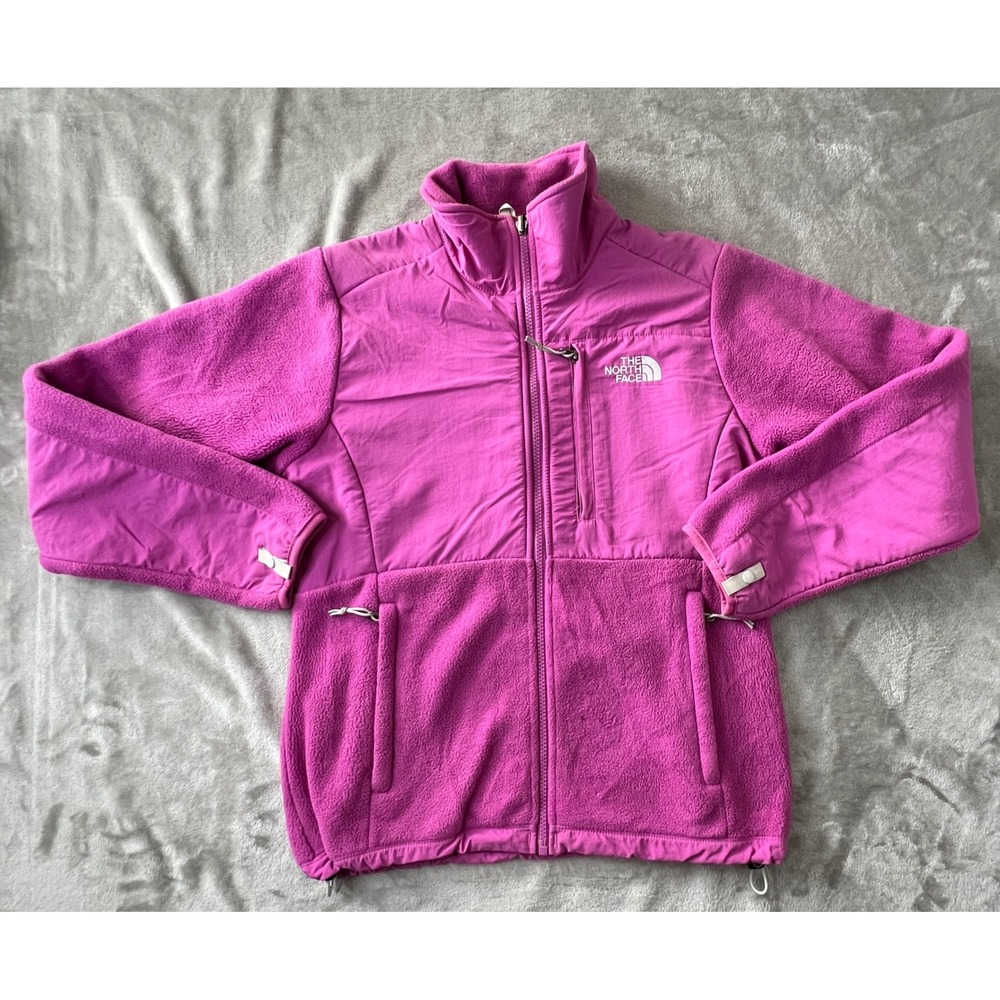 The North Face Denali Fleece Jacket Womens Small Pink Polartec Full Zip